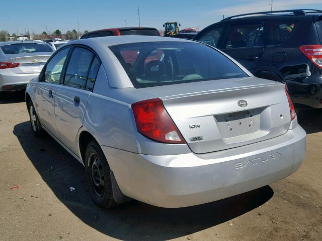 1G8AG52F14Z175982 - 2004 SATURN ION LEVEL SILVER photo 3