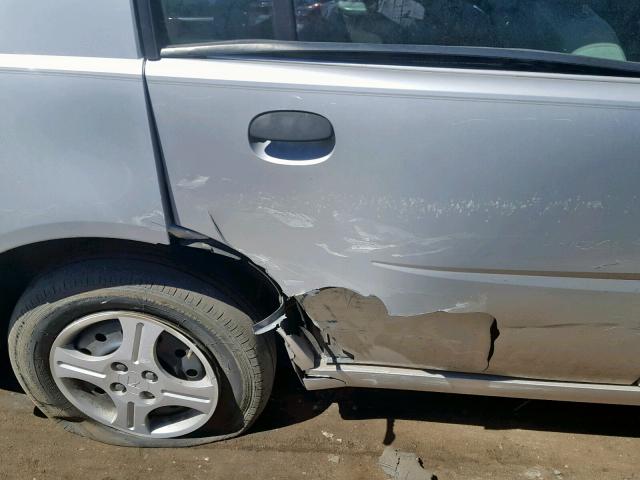1G8AG52F14Z175982 - 2004 SATURN ION LEVEL SILVER photo 9