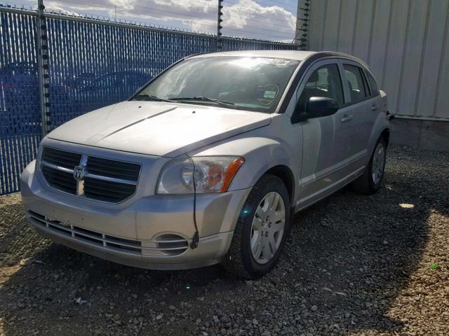 1B3CB4HA9AD597334 - 2010 DODGE CALIBER SX SILVER photo 2