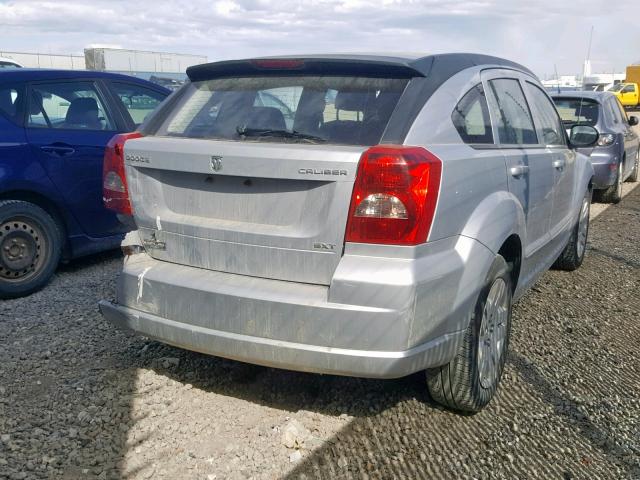 1B3CB4HA9AD597334 - 2010 DODGE CALIBER SX SILVER photo 4