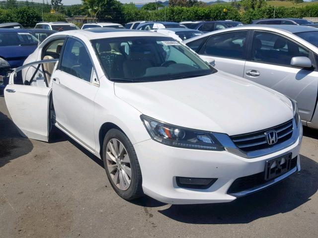 1HGCR2F8XFA138595 - 2015 HONDA ACCORD EXL WHITE photo 1