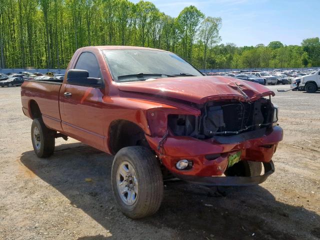 3D7KS26C96G211806 - 2006 DODGE RAM 2500 S RED photo 1