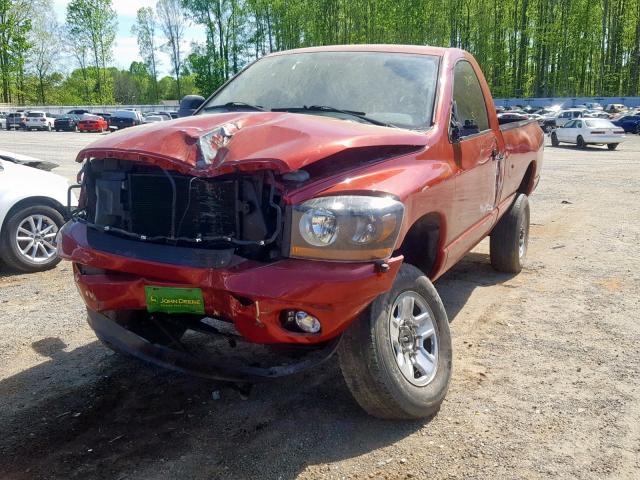 3D7KS26C96G211806 - 2006 DODGE RAM 2500 S RED photo 9