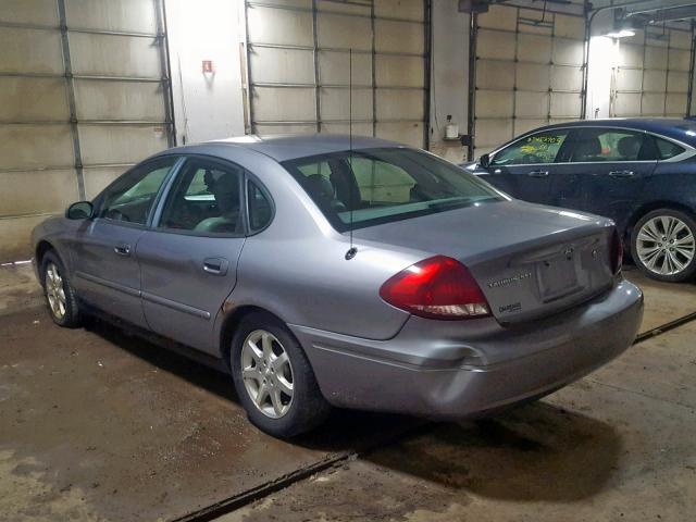 1FAFP56U06A130673 - 2006 FORD TAURUS SEL GRAY photo 3