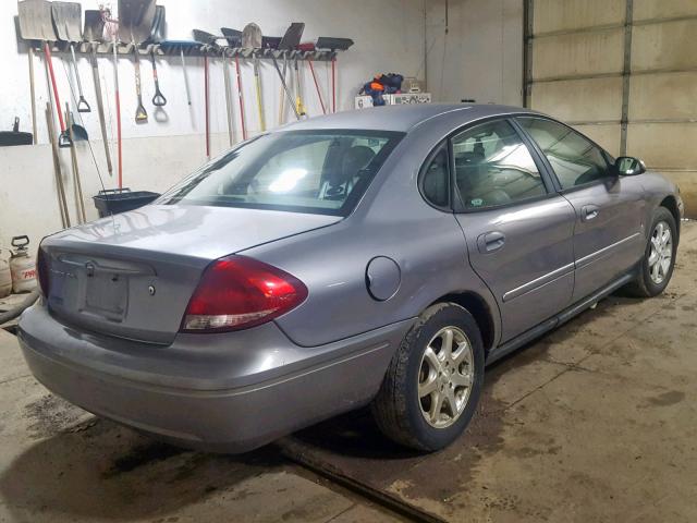 1FAFP56U06A130673 - 2006 FORD TAURUS SEL GRAY photo 4