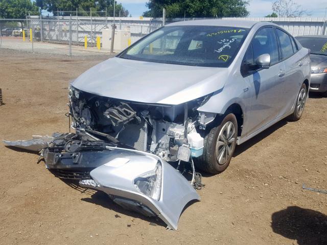 JTDKARFP0J3089633 - 2018 TOYOTA PRIUS PRIM 银色 照片 2
