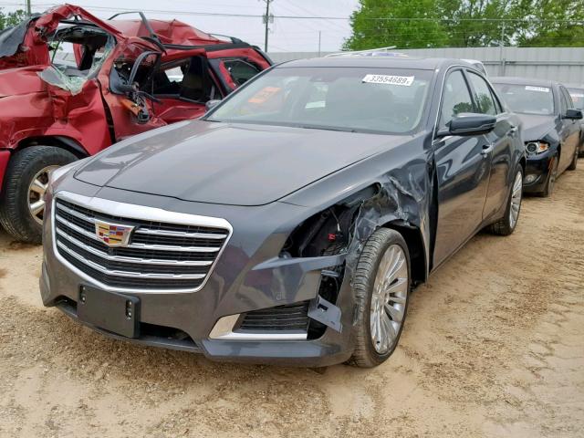 1G6AS5SS7J0169818 - 2018 CADILLAC CTS PREMIU GRAY photo 2