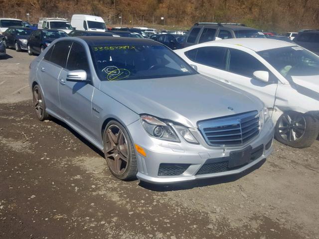 WDDHF7HB3BA271539 - 2011 MERCEDES-BENZ E 63 AMG SILVER photo 9