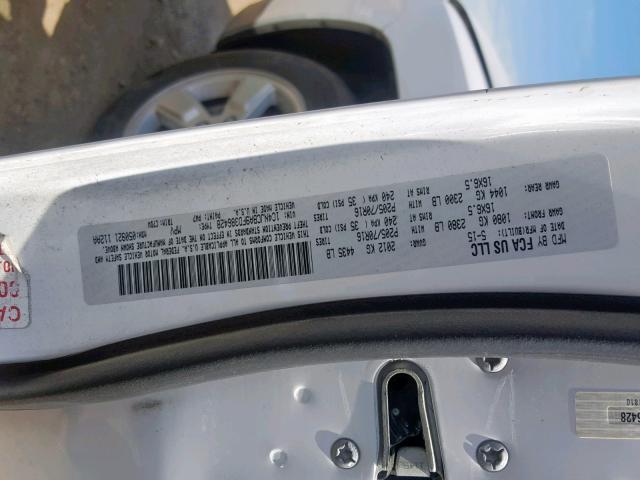 1C4NJCBA9FD386428 - 2015 JEEP COMPASS SP თეთრი ფოტო 10