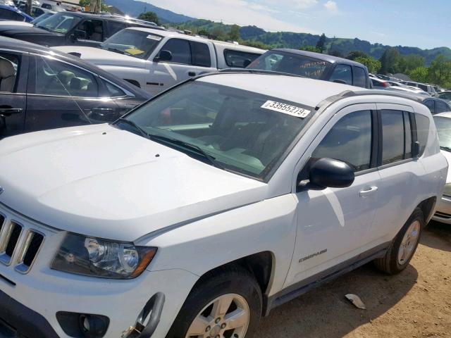 1C4NJCBA9FD386428 - 2015 JEEP COMPASS SP თეთრი ფოტო 2