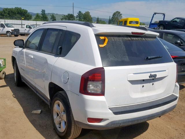 1C4NJCBA9FD386428 - 2015 JEEP COMPASS SP თეთრი ფოტო 3