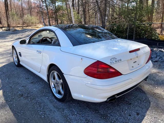 WDBSK75F53F040714 - 2003 MERCEDES-BENZ SL 500R WHITE photo 6