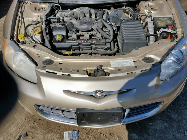 1C3EL55U51N651574 - 2001 CHRYSLER SEBRING LX TAN photo 7