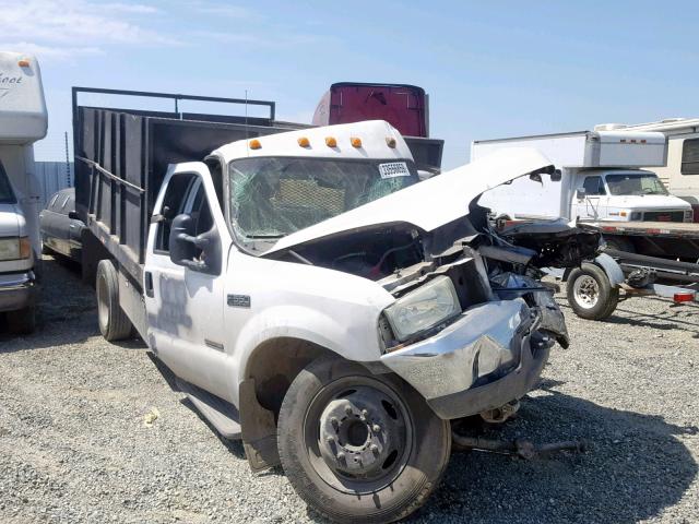 1FDAF56P84EA99210 - 2004 FORD F550 SUPER WHITE photo 1