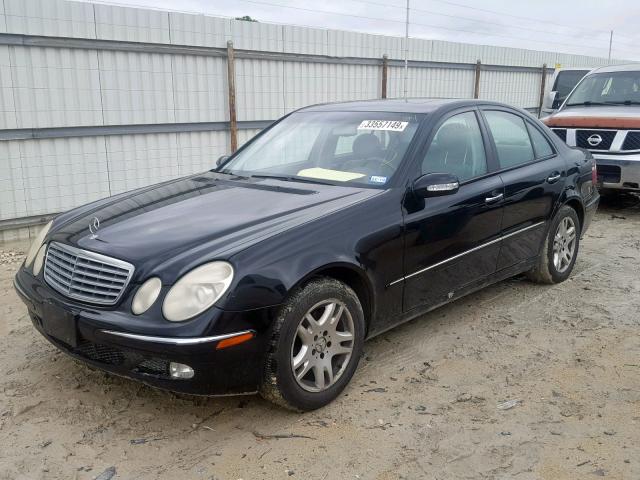 WDBUF65J34A406194 - 2004 MERCEDES-BENZ E 320 BLACK photo 2