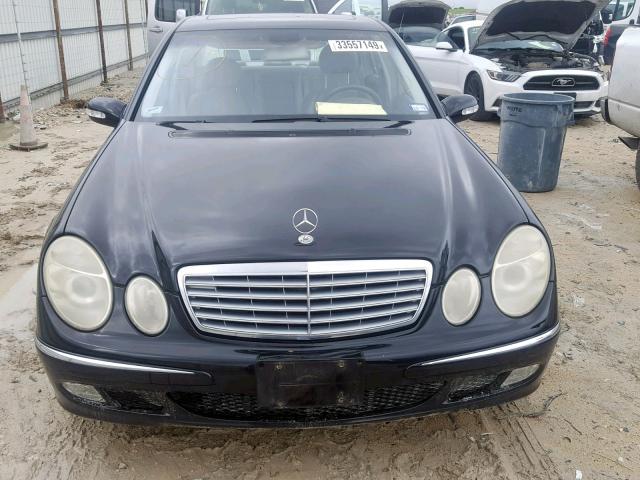 WDBUF65J34A406194 - 2004 MERCEDES-BENZ E 320 BLACK photo 9