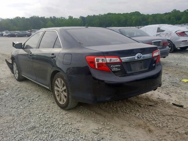 4T1BD1FK5DU071443 - 2013 TOYOTA CAMRY HYBR BLACK photo 3