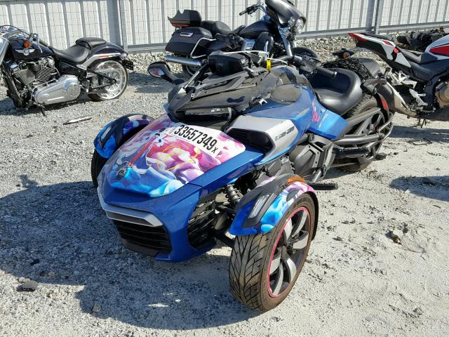 2BXRDDD21JV000795 - 2018 CAN-AM SPYDER ROA BLUE photo 2