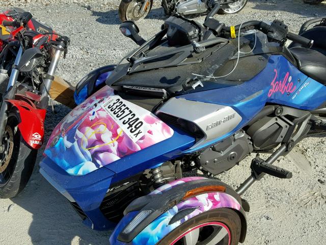 2BXRDDD21JV000795 - 2018 CAN-AM SPYDER ROA BLUE photo 9