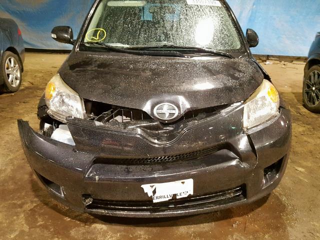 JTKKU104X8J024519 - 2008 TOYOTA SCION XD BLACK photo 9