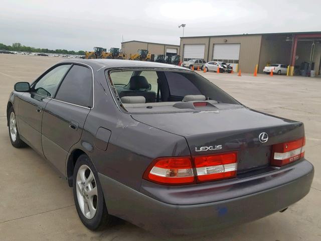 JT8BF28G515107245 - 2001 LEXUS ES 300 GRAY photo 3