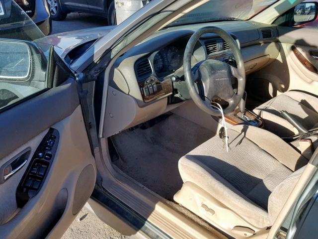 4S3BH675817672323 - 2001 SUBARU LEGACY OUT GREEN photo 9