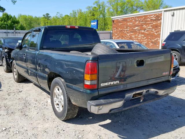 1GTEC19X06Z253830 - 2006 GMC NEW SIERRA GREEN photo 3