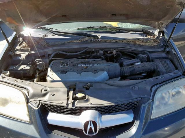 2HNYD18604H554981 - 2004 ACURA MDX TOURIN GRAY photo 7