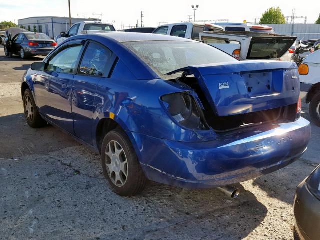 1G8AM14F95Z134015 - 2005 SATURN ION LEVEL BLUE photo 3