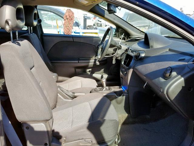 1G8AM14F95Z134015 - 2005 SATURN ION LEVEL BLUE photo 5
