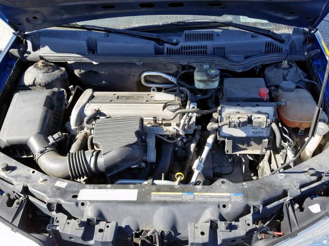 1G8AM14F95Z134015 - 2005 SATURN ION LEVEL BLUE photo 7