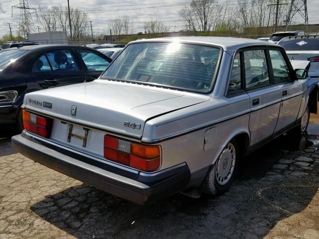 YV1AA8843M1447536 - 1991 VOLVO 240 SILVER photo 4