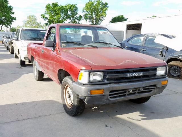 JT4RN81A0L0058239 - 1990 TOYOTA PICKUP 1/2 BURGUNDY photo 1