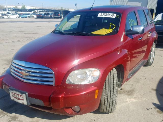 3GNDA23P76S550582 - 2006 CHEVROLET HHR LT MAROON photo 2