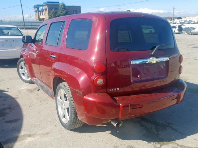 3GNDA23P76S550582 - 2006 CHEVROLET HHR LT MAROON photo 3