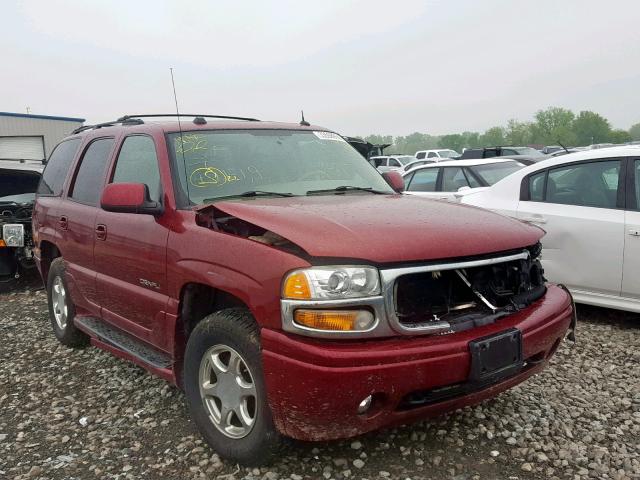 1GKEK63U05J115589 - 2005 GMC YUKON DENA MAROON photo 1