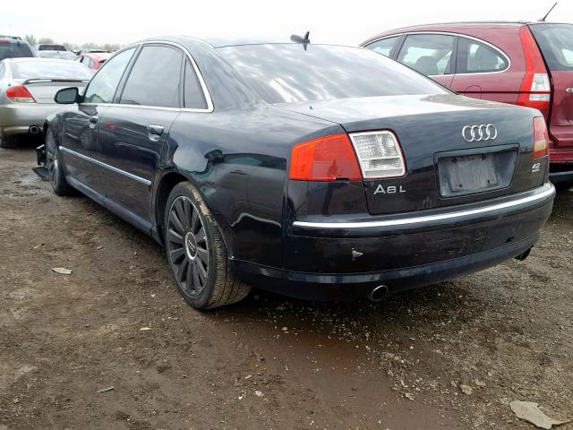 WAUML44E86N012329 - 2006 AUDI A8 L QUATT BLACK photo 3