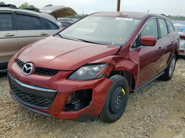 JM3ER2A53B0391530 - 2011 MAZDA CX-7 BURGUNDY photo 2