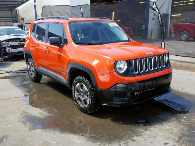 ZACCJBAB3HPG05609 - 2017 JEEP RENEGADE S ნარინჯისფერი ფოტო 1