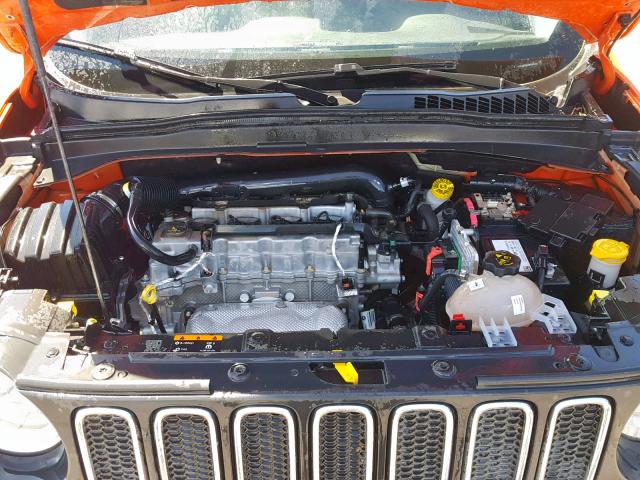 ZACCJBAB3HPG05609 - 2017 JEEP RENEGADE S ნარინჯისფერი ფოტო 7