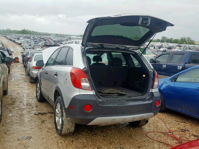 3GNAL2EK7DS619797 - 2013 CHEVROLET CAPTIVA LS 银色 照片 3