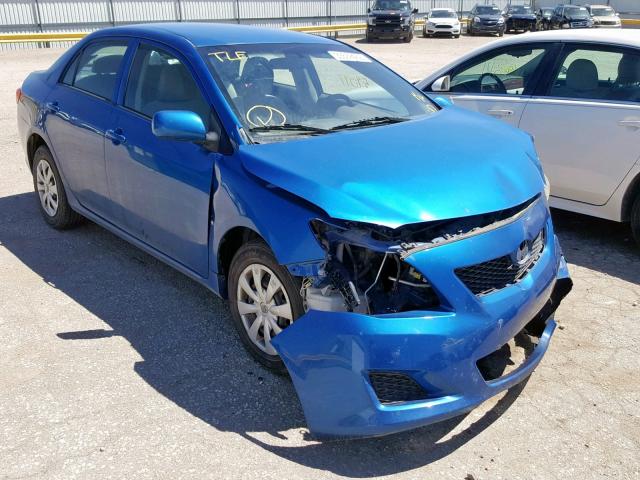 1NXBU4EE9AZ237987 - 2010 TOYOTA COROLLA BA BLUE photo 1