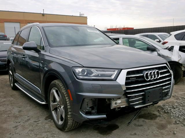 WA1MAAF7XJD018566 - 2018 AUDI Q7 PROGRES GRAY photo 1