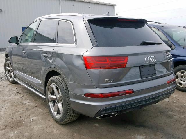 WA1MAAF7XJD018566 - 2018 AUDI Q7 PROGRES GRAY photo 3