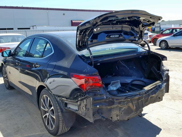 19UUB2F30FA015840 - 2015 ACURA TLX BLACK photo 3