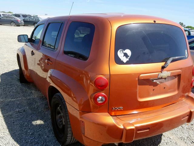 3GNDA13D38S528873 - 2008 CHEVROLET HHR LS Turuncu fotoğraf 3