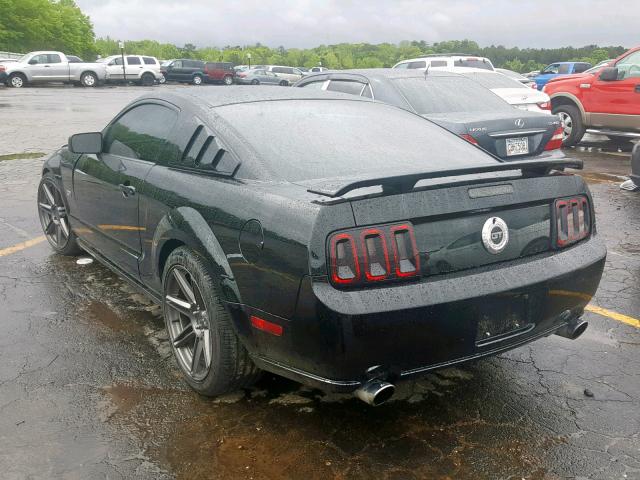 1ZVHT82H085127628 - 2008 FORD MUSTANG GT BLACK photo 3