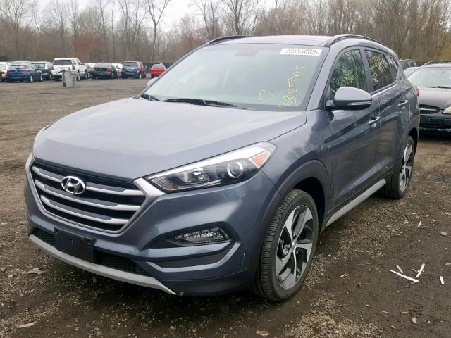 KM8J3CA23JU824710 - 2018 HYUNDAI TUCSON VAL GRAY photo 2