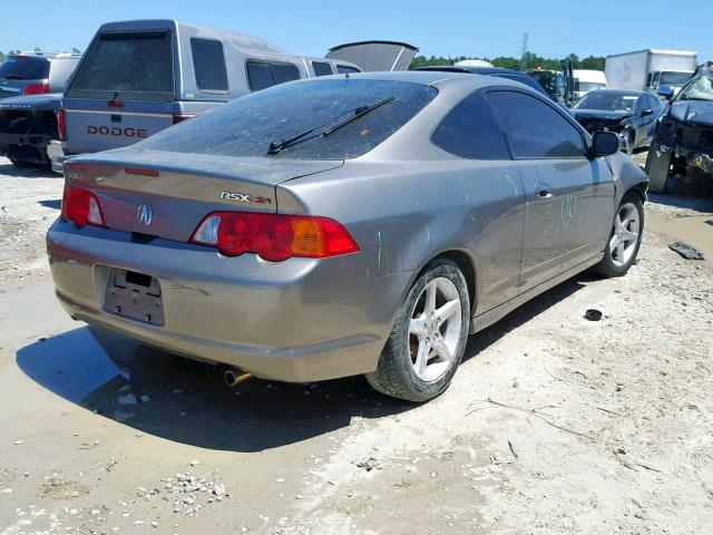 JH4DC53054S013627 - 2004 ACURA RSX TYPE-S GRAY photo 4