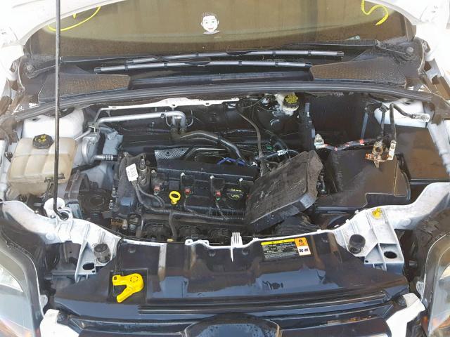 1FADP3J20EL218398 - 2014 FORD FOCUS TITA WHITE photo 7